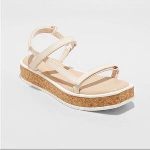 A New Day Women's Nova Sporty Cork Platform Sandals